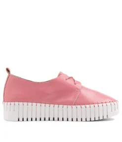 Fashion Midas Shoes Brooks Pretty Pink Leather Sneakers Ws