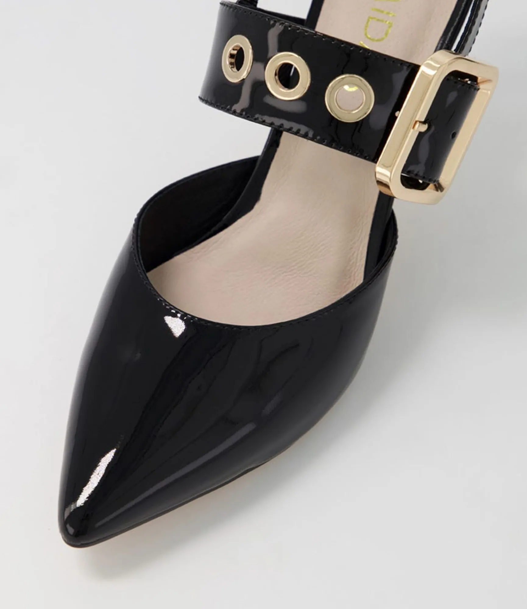Flash Sale Midas Shoes Brya Black Patent Leather Pump Heels