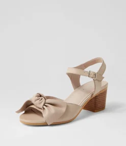 Fashion Midas Shoes Bubbs Cafe Leather Sandals