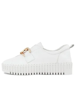Best Sale Midas Shoes Buckles White White Sole Leather Sneakers
