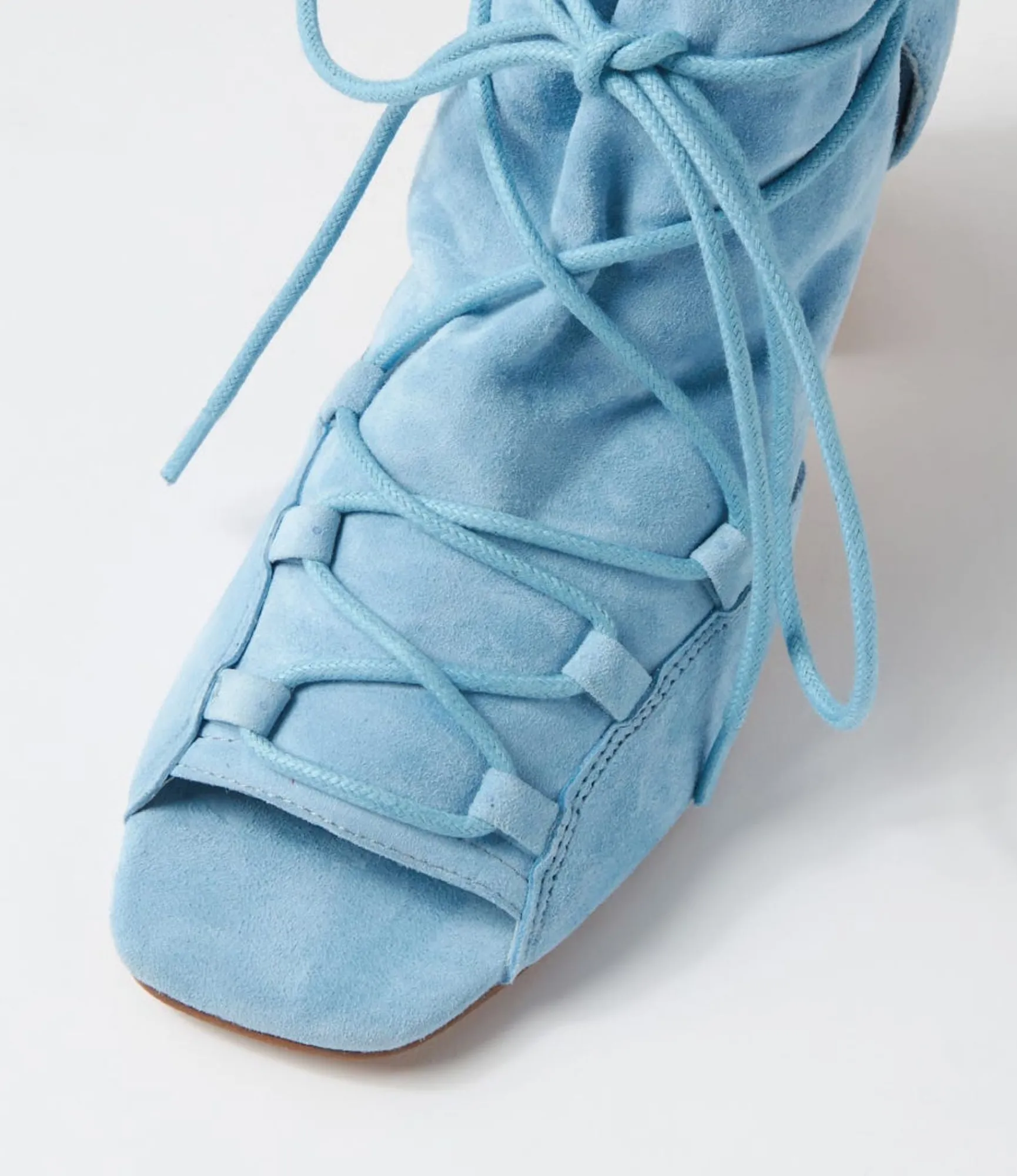 Outlet Midas Shoes Capell Denim Suede Sandals