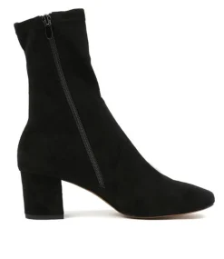 Clearance Midas Shoes Carrie Black Microsuede
