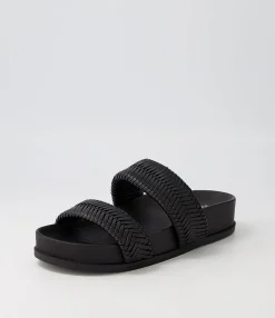 Store Midas Shoes Charlise Black Slides