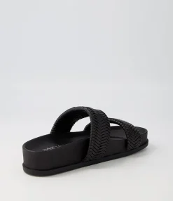 Store Midas Shoes Charlise Black Slides
