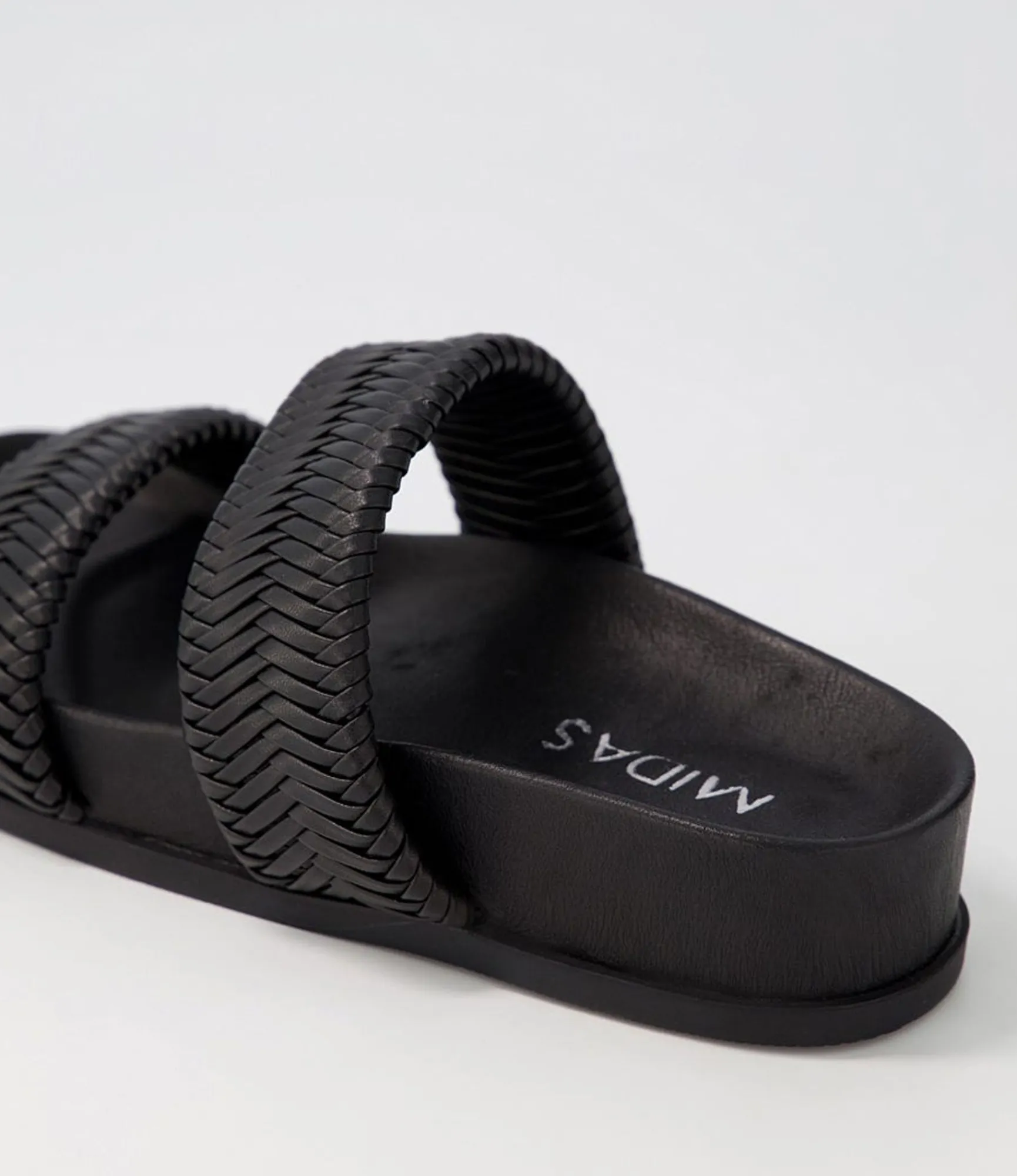 Store Midas Shoes Charlise Black Slides