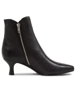 Cheap Midas Shoes Chaz Black Leather Ankle Boots
