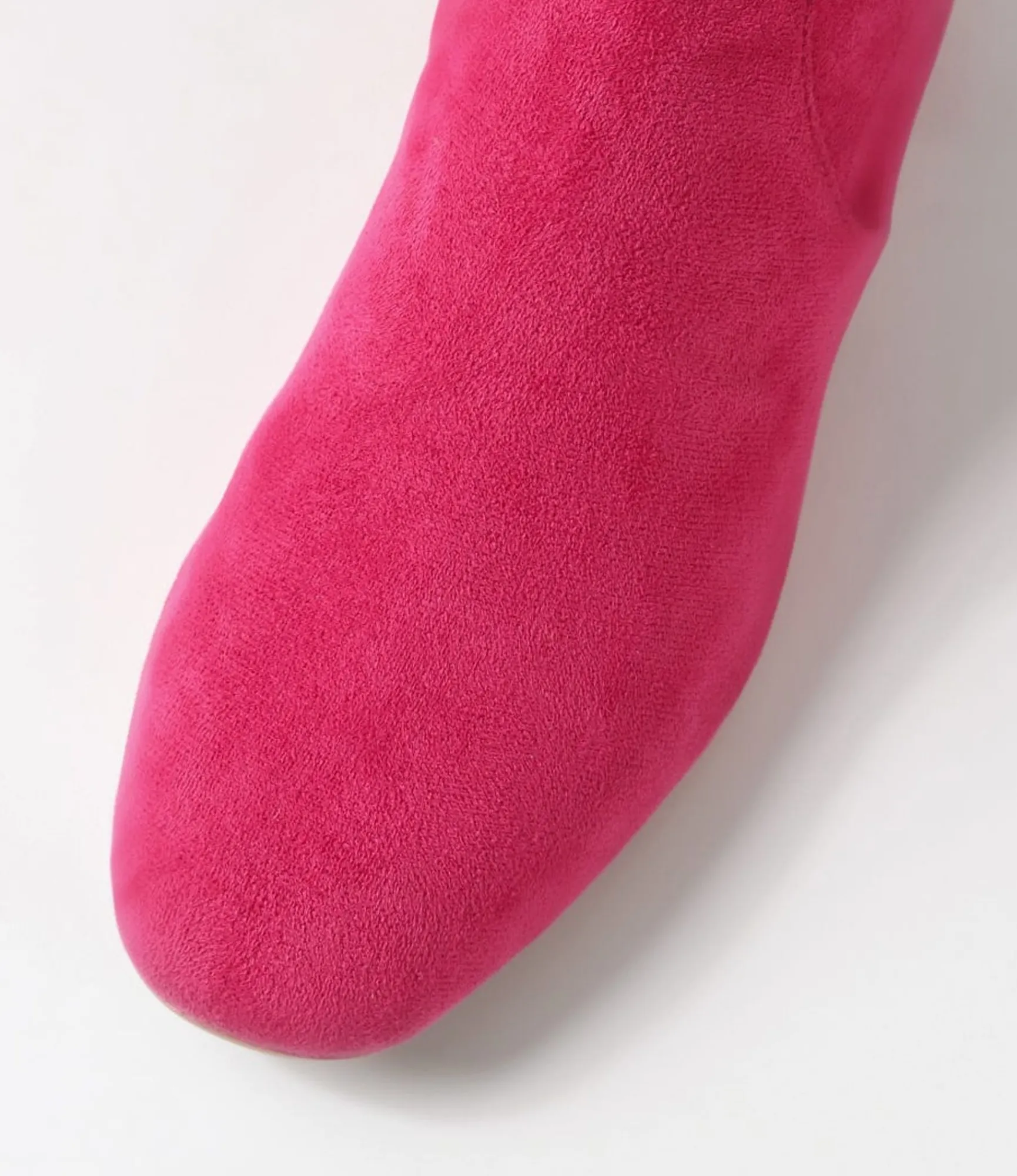 Outlet Midas Shoes Checker Hot Pink Stretch Microsuede Ankle Boots
