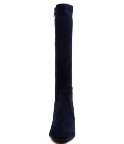 Store Midas Shoes Chevon Navy Stretch