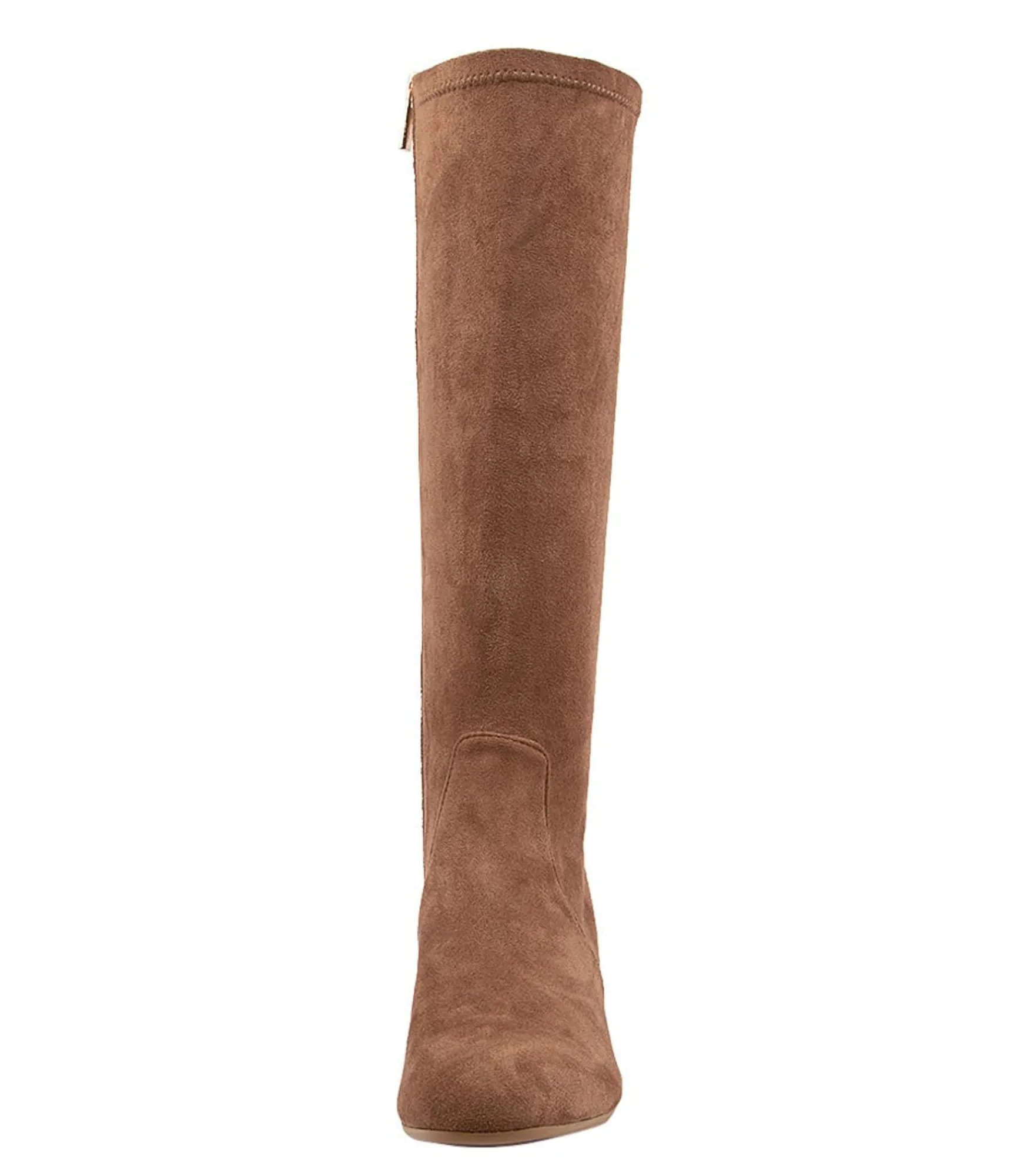 Outlet Midas Shoes Chevon Taupe Microsuede Knee High Boots