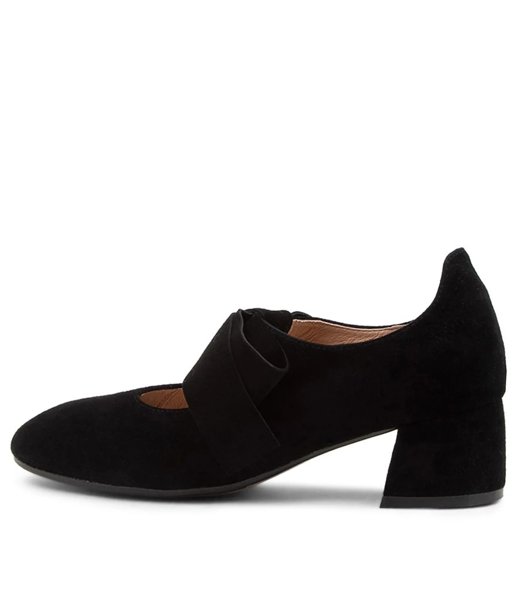 Flash Sale Midas Shoes Churro Black Suede Heels