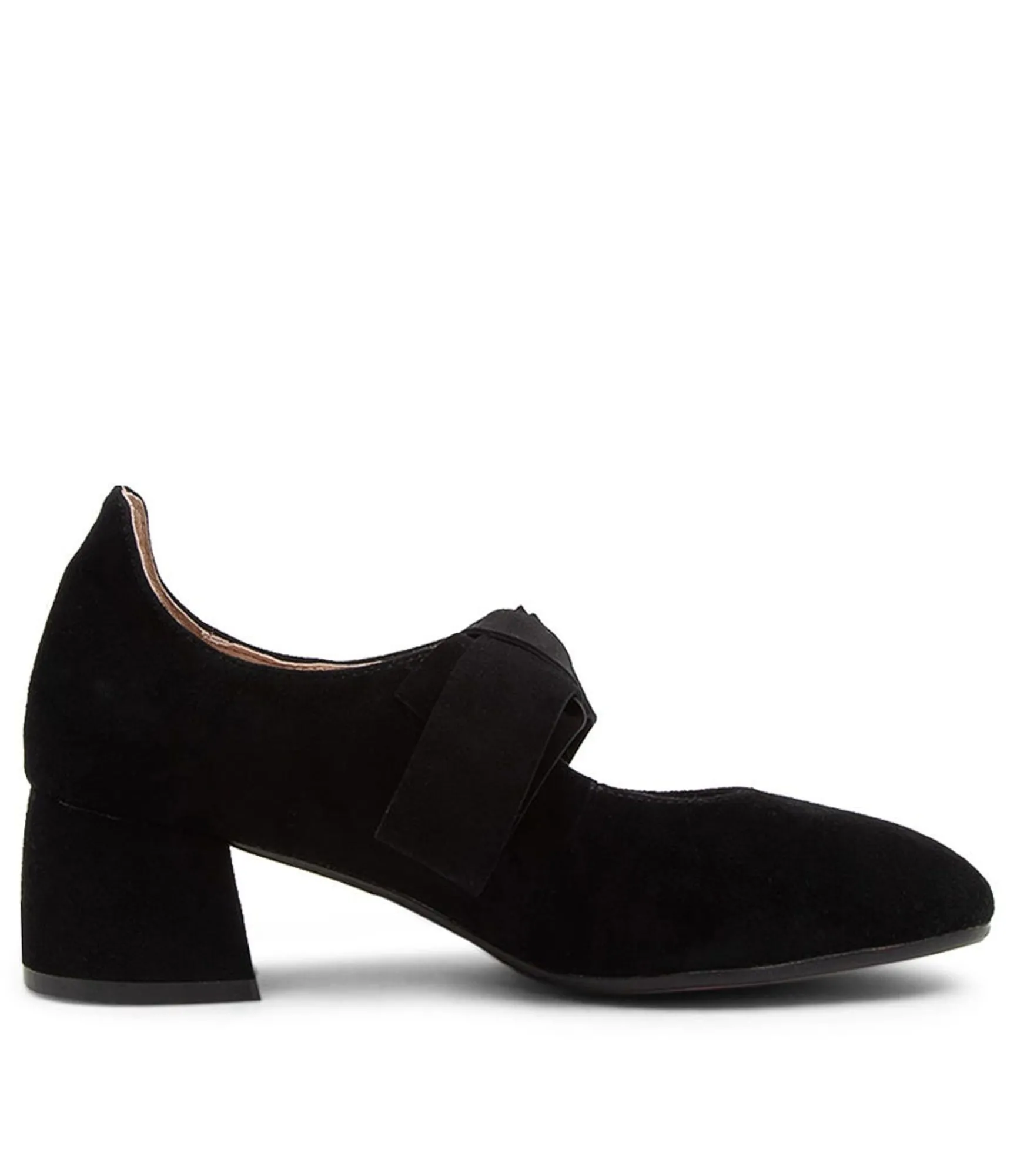 Flash Sale Midas Shoes Churro Black Suede Heels