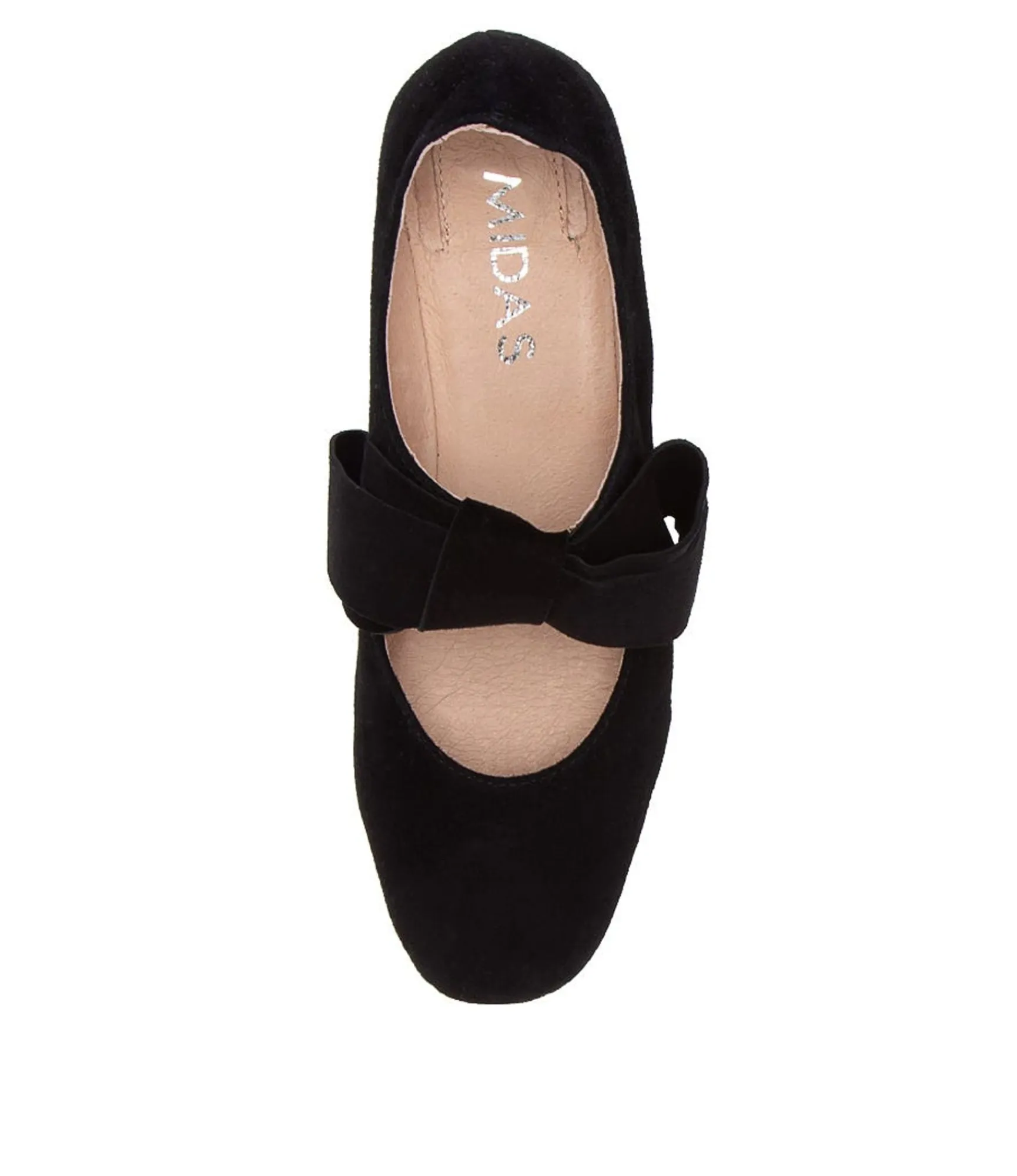 Flash Sale Midas Shoes Churro Black Suede Heels