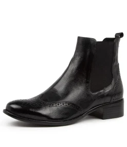 Discount Midas Shoes Clova Black Leather
