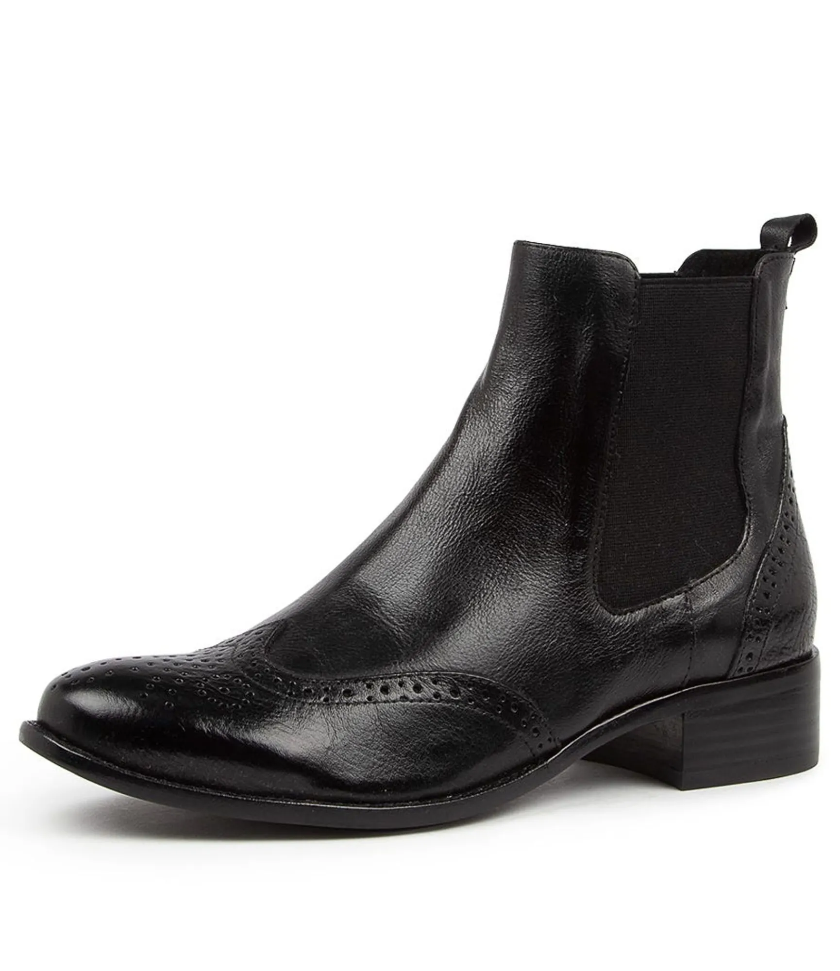 Discount Midas Shoes Clova Black Leather