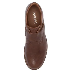 Flash Sale Midas Shoes Clyde Nutmeg Leather Ankle Boots