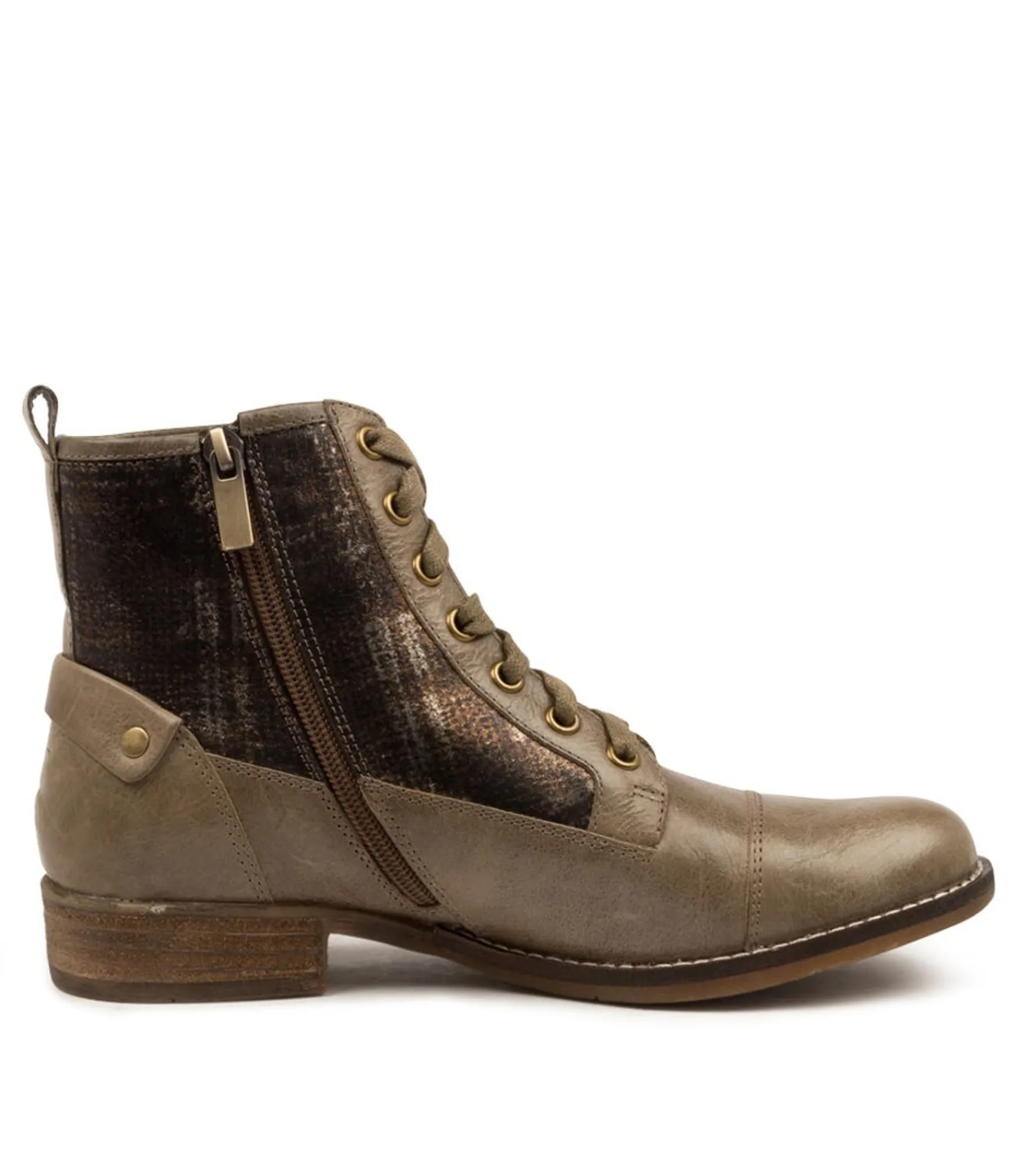Online Midas Shoes Cyber Mud-Amber Tartan