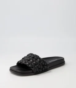 Cheap Midas Shoes Daere Black Slides
