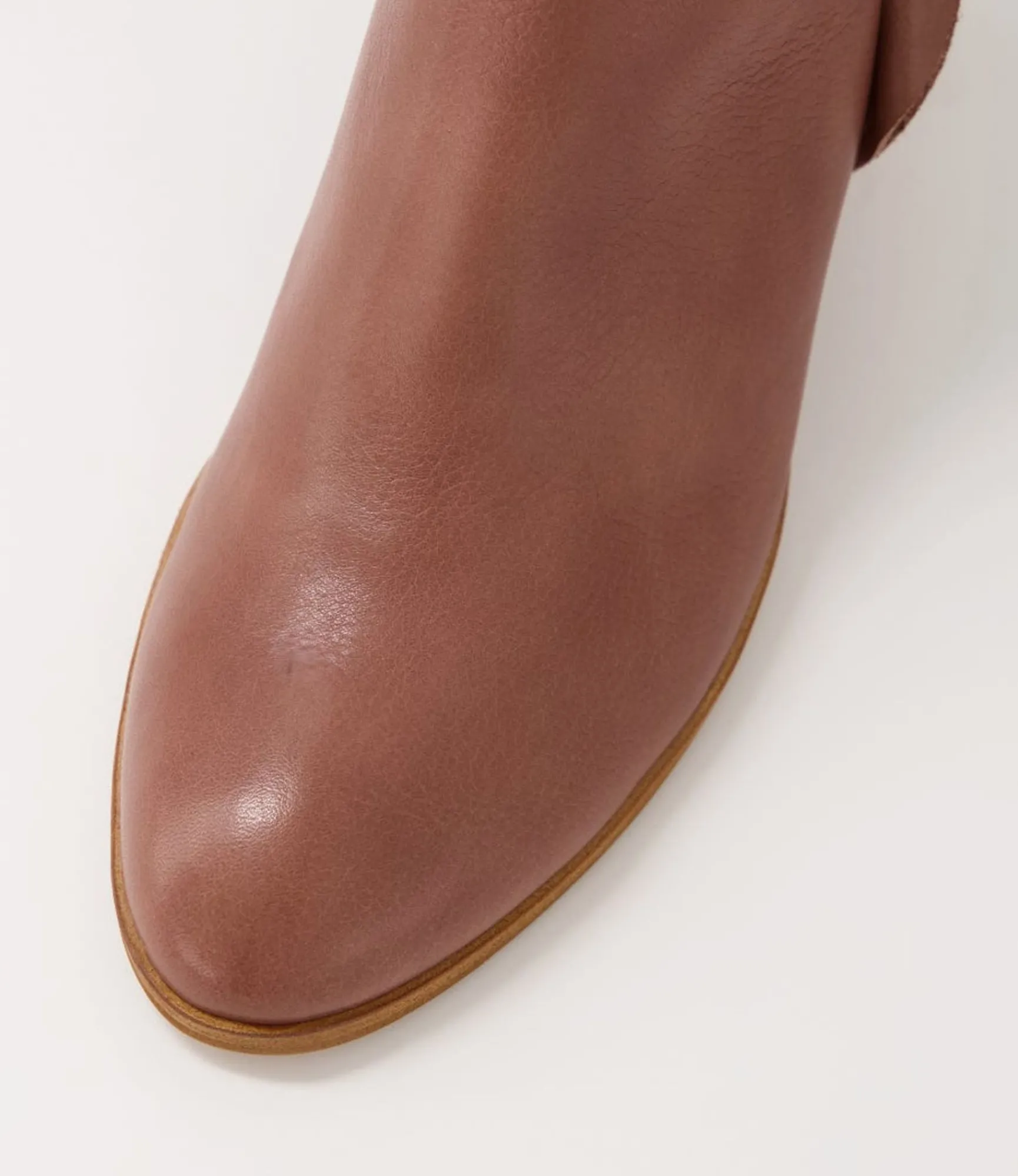 Best Sale Midas Shoes Darcey Rosewood Leather Ankle Boots Nh