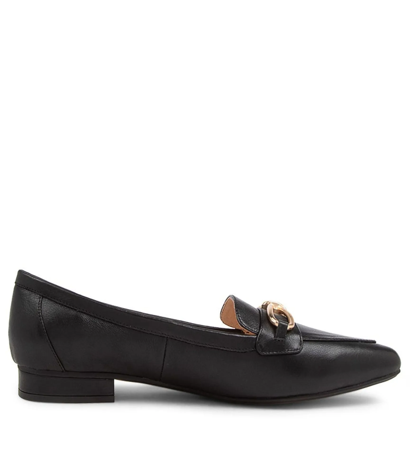 Best Sale Midas Shoes Daylan Black Leather Slip Ons