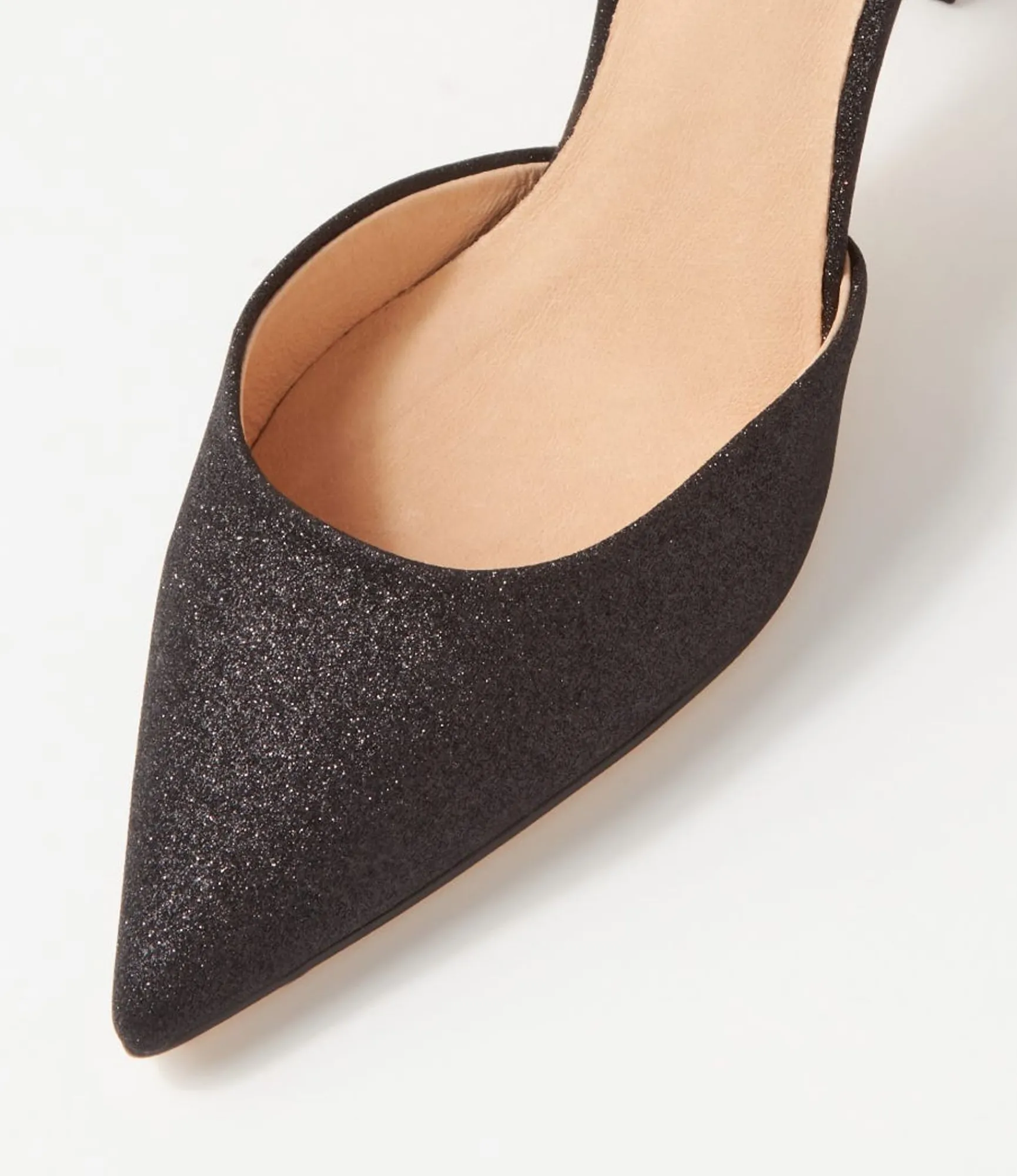 Sale Midas Shoes Dialla Black Glitter Sandals