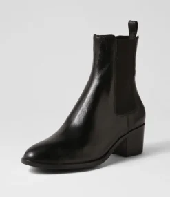 Flash Sale Midas Shoes Dowd Black Leather Chelsea Boots