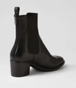 Flash Sale Midas Shoes Dowd Black Leather Chelsea Boots