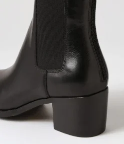 Flash Sale Midas Shoes Dowd Black Leather Chelsea Boots