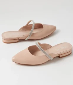 Best Midas Shoes Dream Nude Leather Flat Shoes