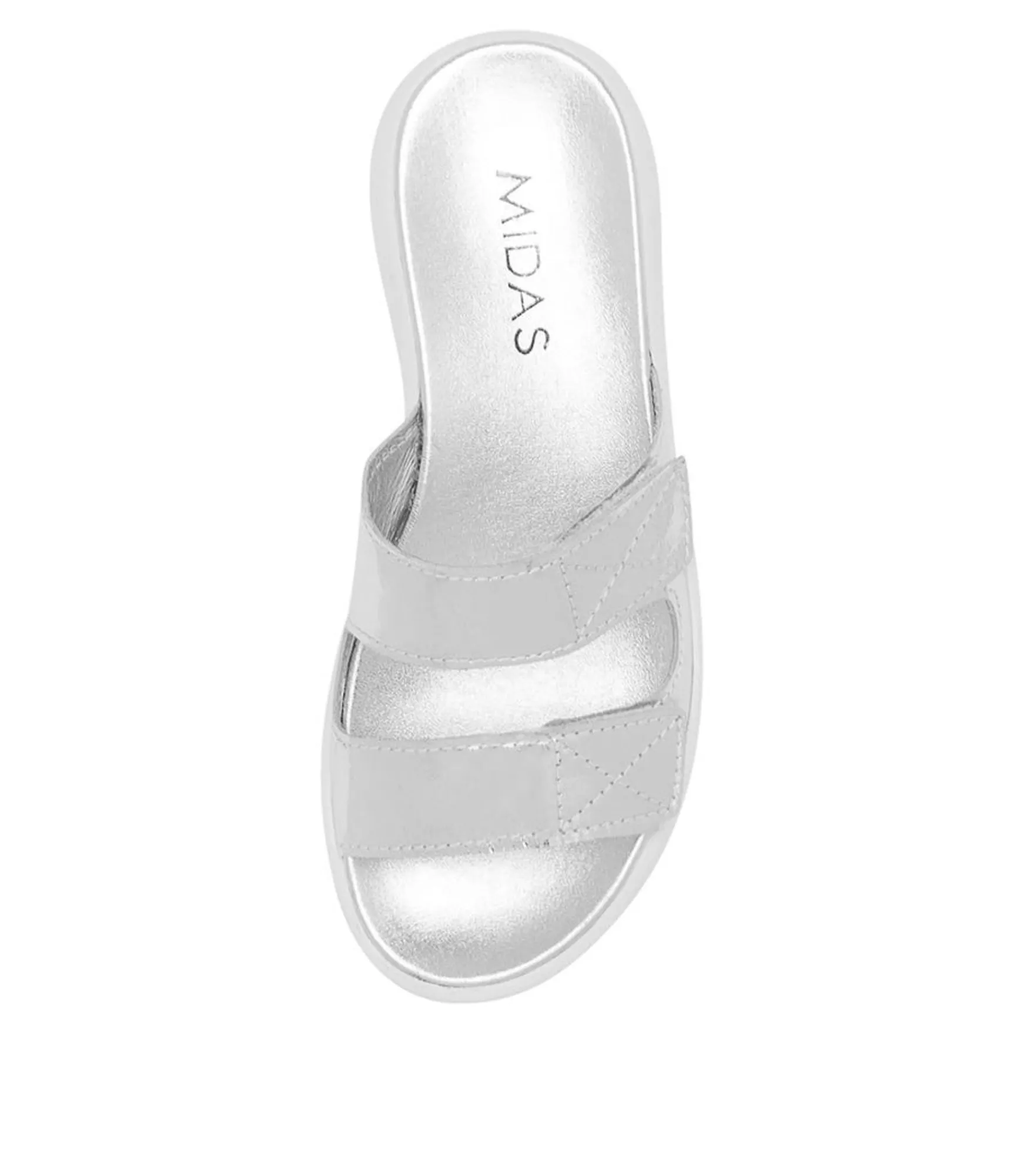 Outlet Midas Shoes Eadar Silver Leather