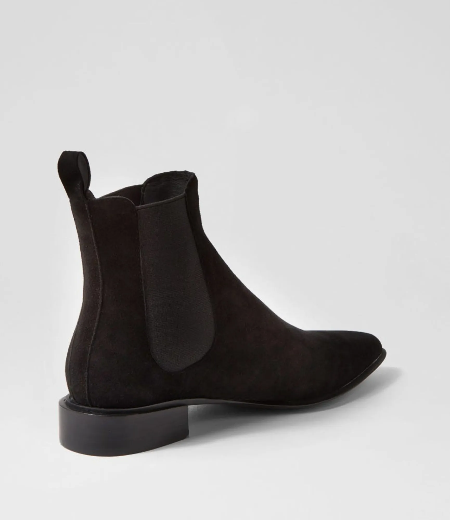 Best Midas Shoes Egor Black Suede Elastic Chelsea Boots