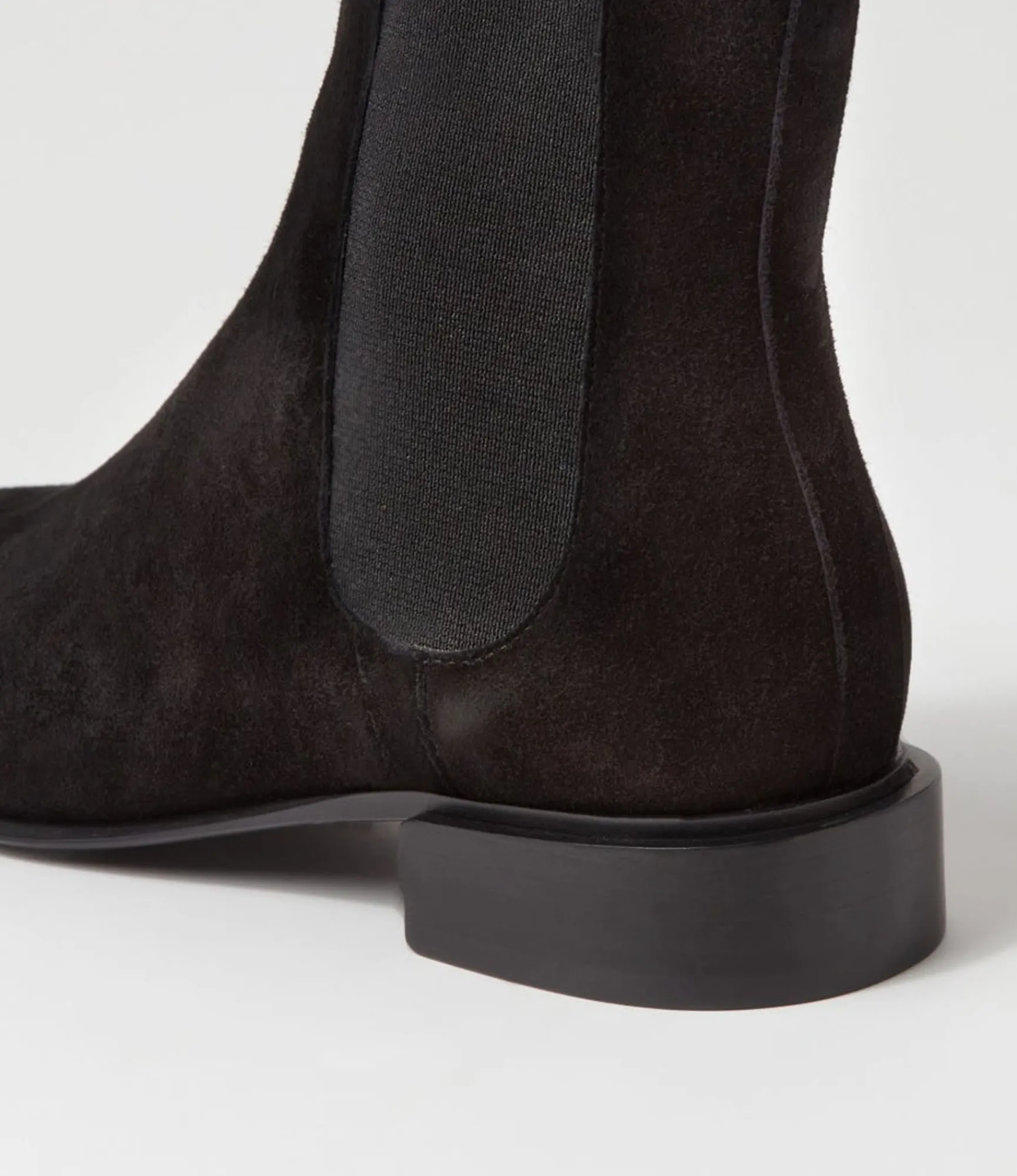 Best Midas Shoes Egor Black Suede Elastic Chelsea Boots