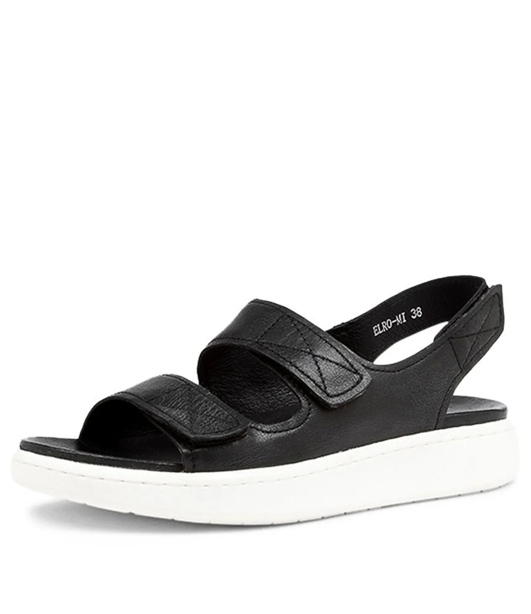 Cheap Midas Shoes Elro Black Leather