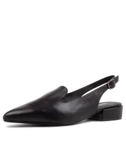 Clearance Midas Shoes Erol Black Leather Loafers