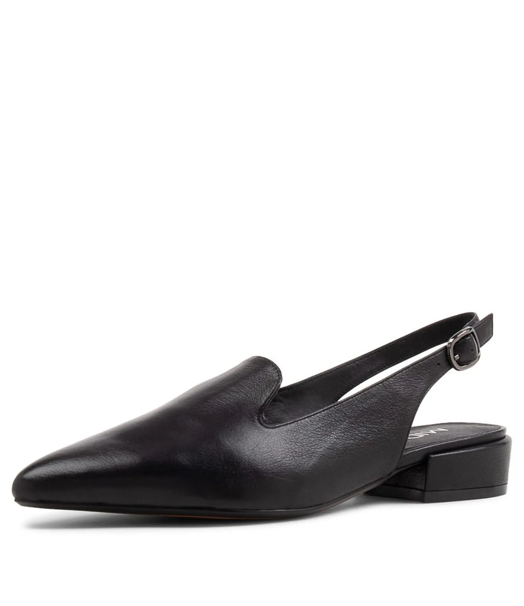 Clearance Midas Shoes Erol Black Leather Loafers