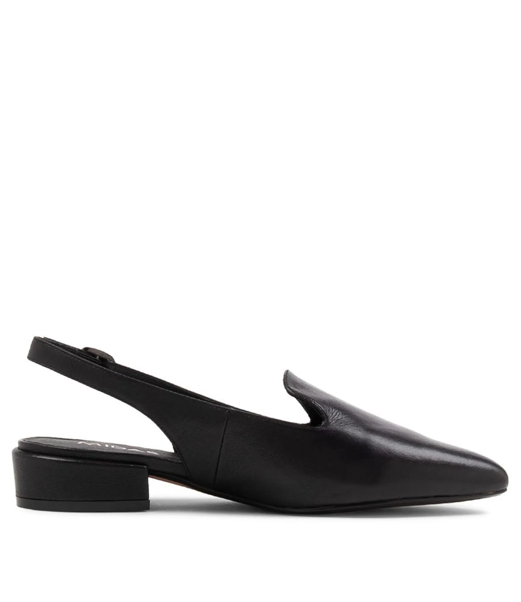 Clearance Midas Shoes Erol Black Leather Loafers