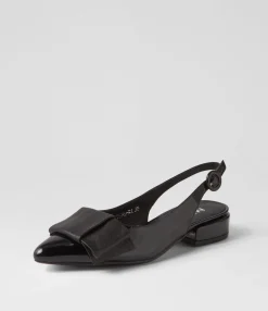 Shop Midas Shoes Evens Black Patent Leather Flat Shoes