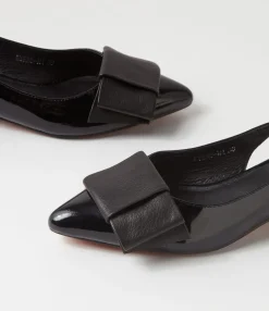 Shop Midas Shoes Evens Black Patent Leather Flat Shoes