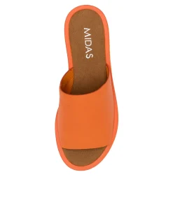 Flash Sale Midas Shoes Faave Orange Leather