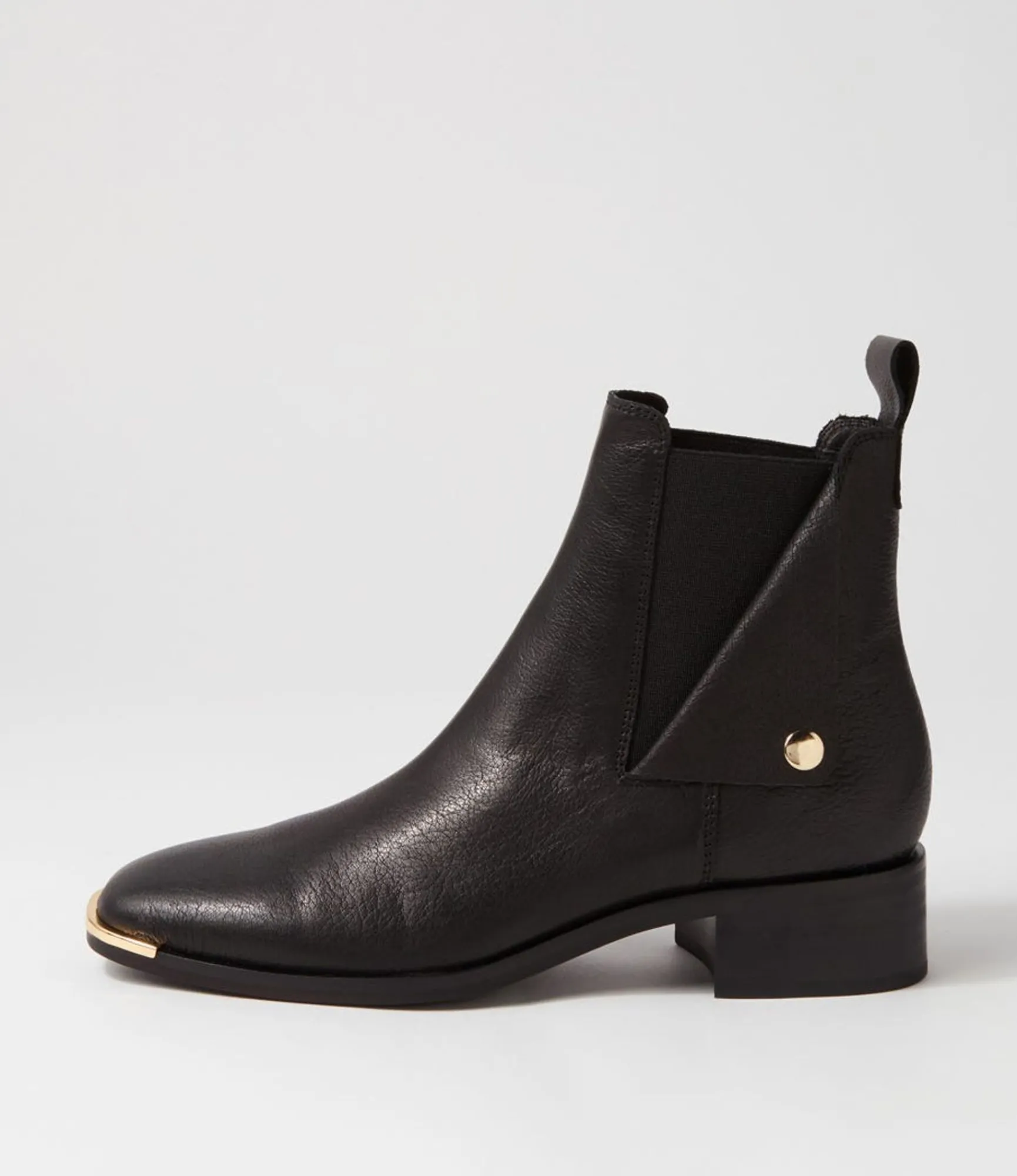 Cheap Midas Shoes Fabie Black Leather Chelsea Boots