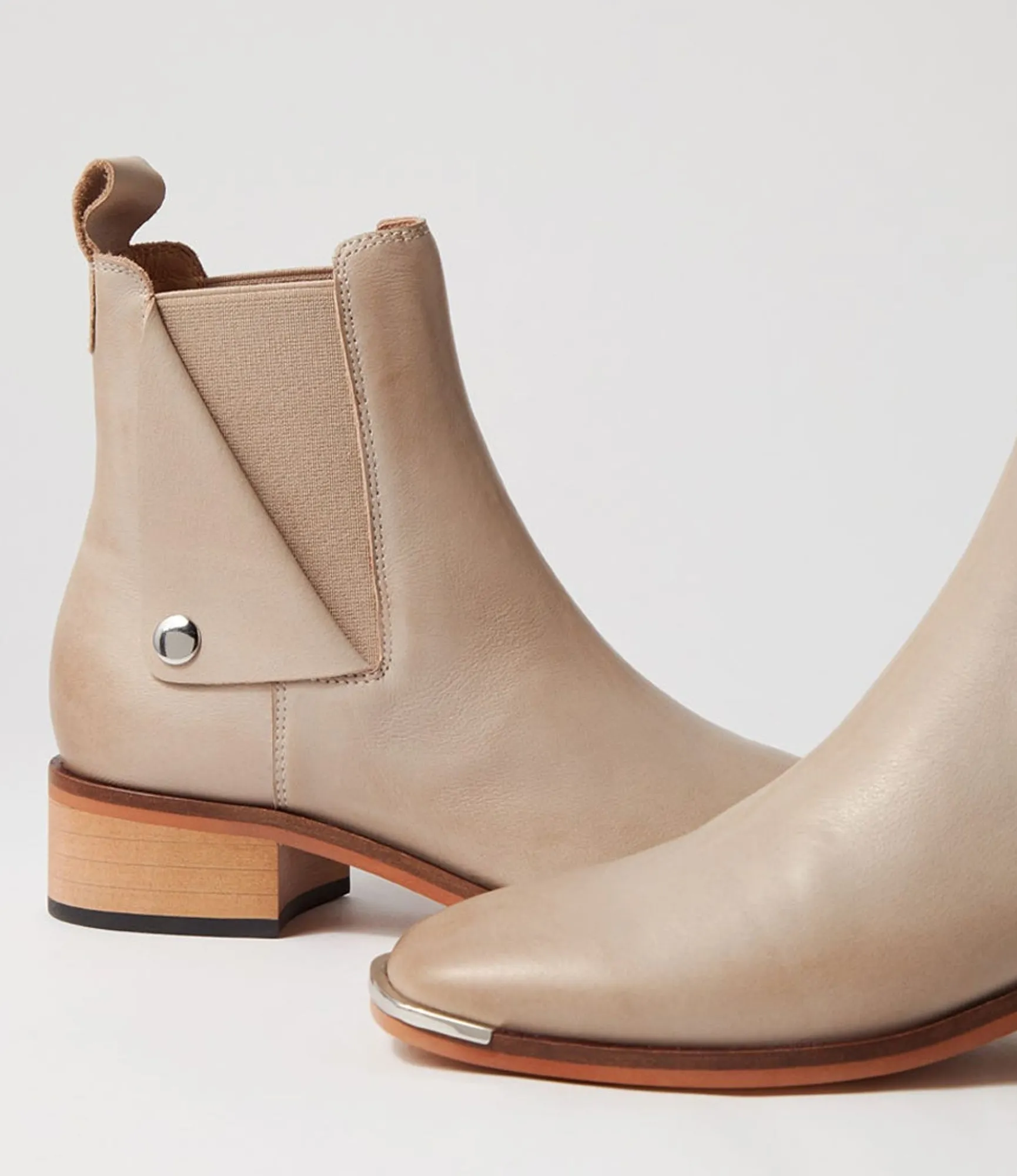 Cheap Midas Shoes Fabie Smoke Leather Chelsea Boots