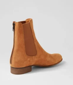 Fashion Midas Shoes Fally Toffee Suede Chelsea Boots