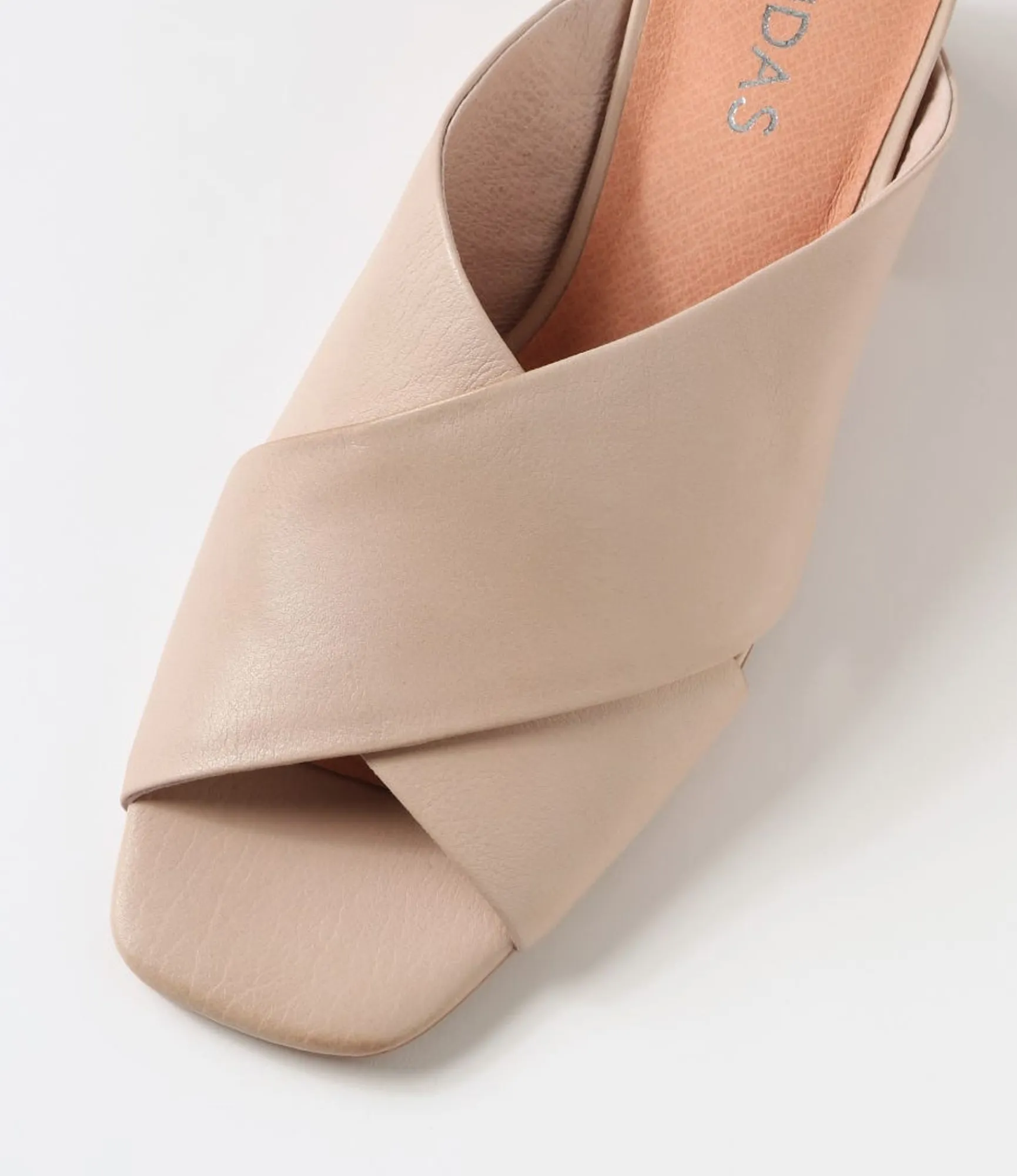 Discount Midas Shoes Fanter Cafe Leather Sandals