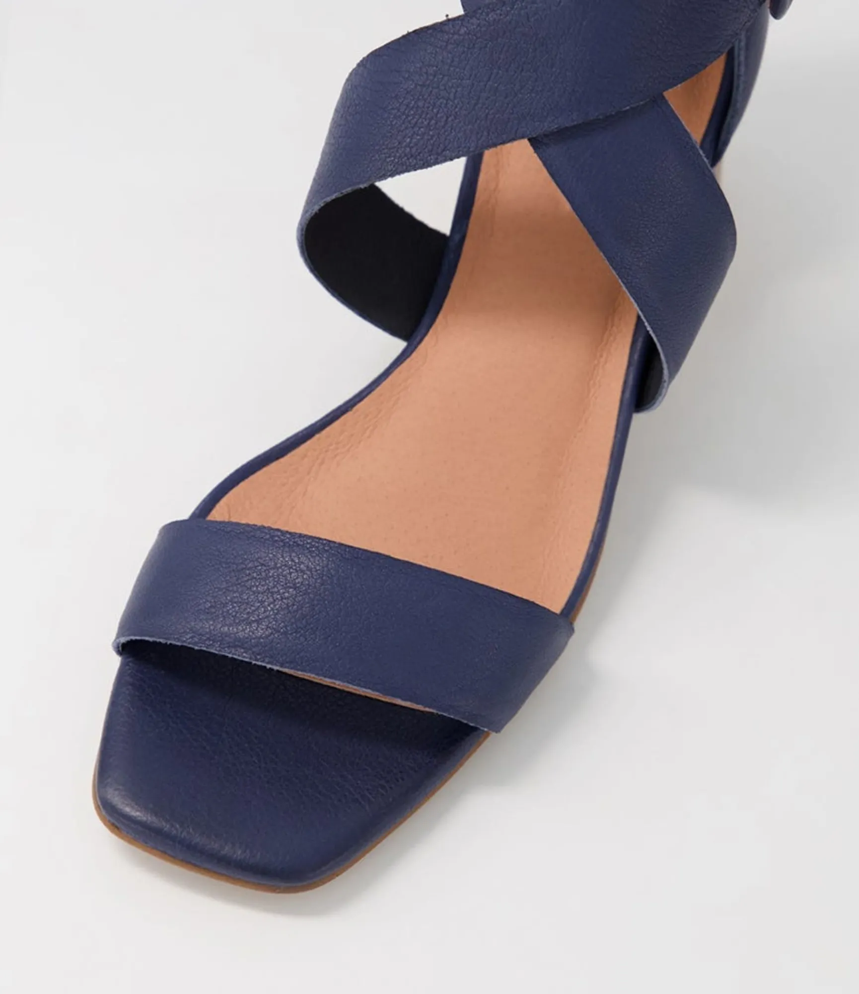 Flash Sale Midas Shoes Farlane Navy Leather Sandals