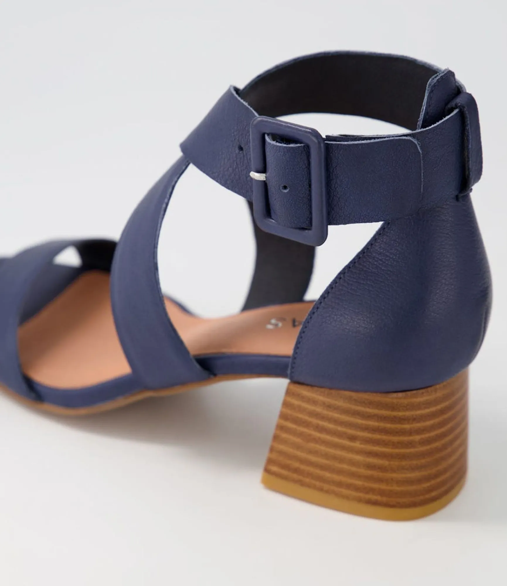 Flash Sale Midas Shoes Farlane Navy Leather Sandals