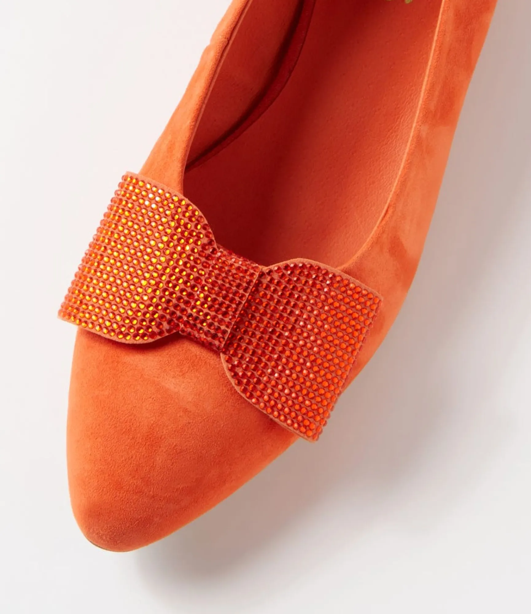 Best Sale Midas Shoes Fauner Light Orange Suede Flat Shoes