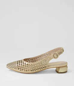 Outlet Midas Shoes Favla Platino Scratch Leather Flat Shoes