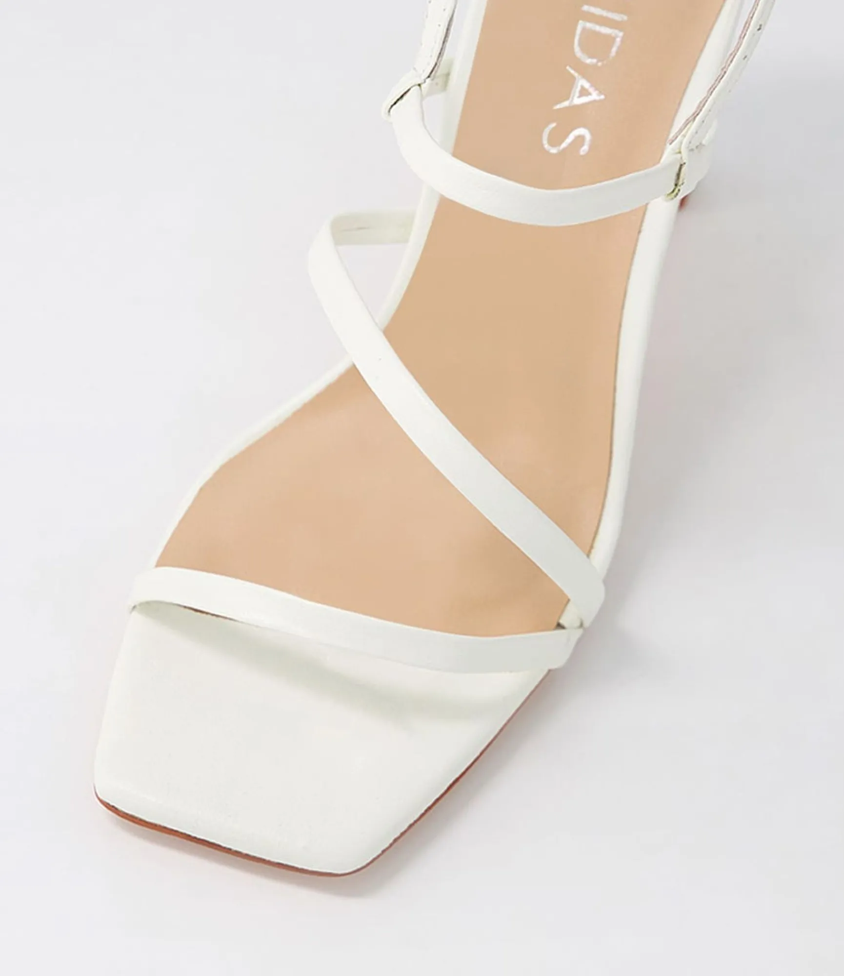 Flash Sale Midas Shoes Fayte White Leather Sandals