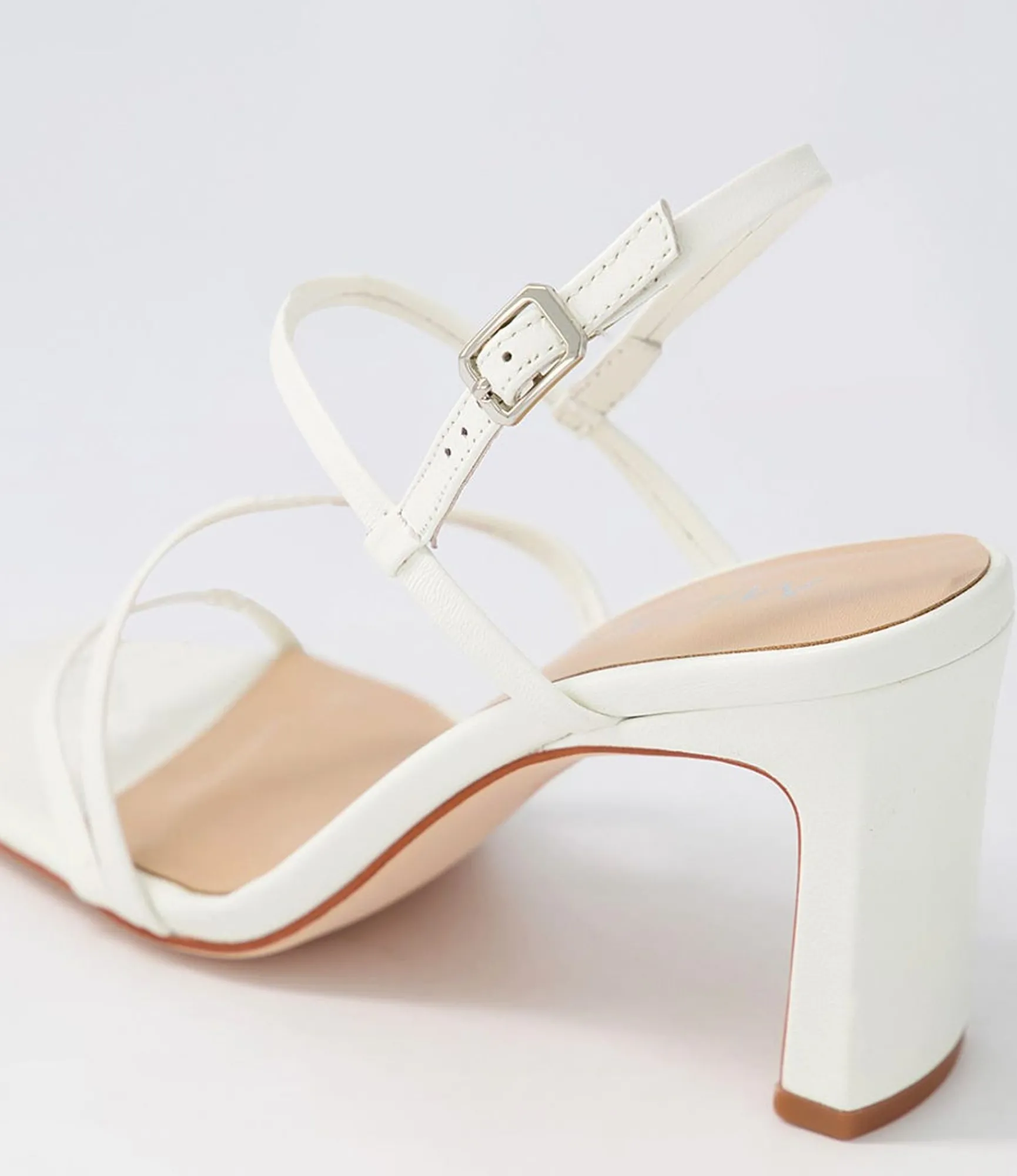 Flash Sale Midas Shoes Fayte White Leather Sandals