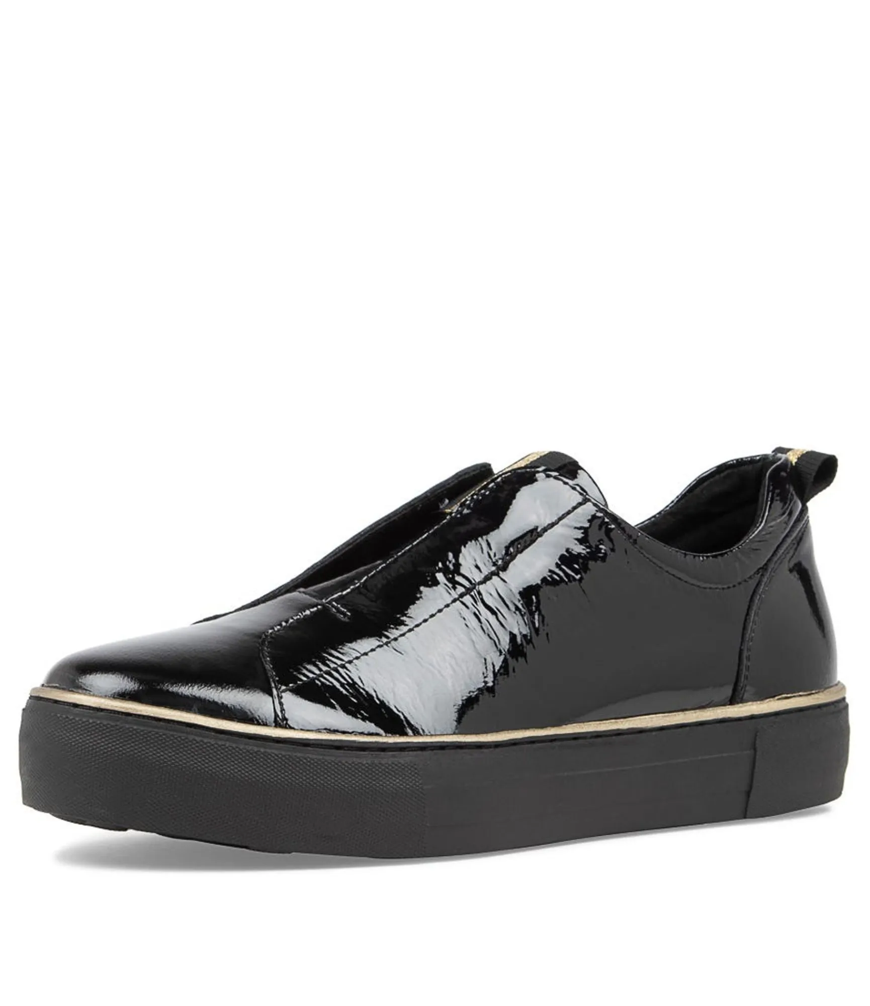 Flash Sale Midas Shoes Feathers Black Patent Leather Sneakers