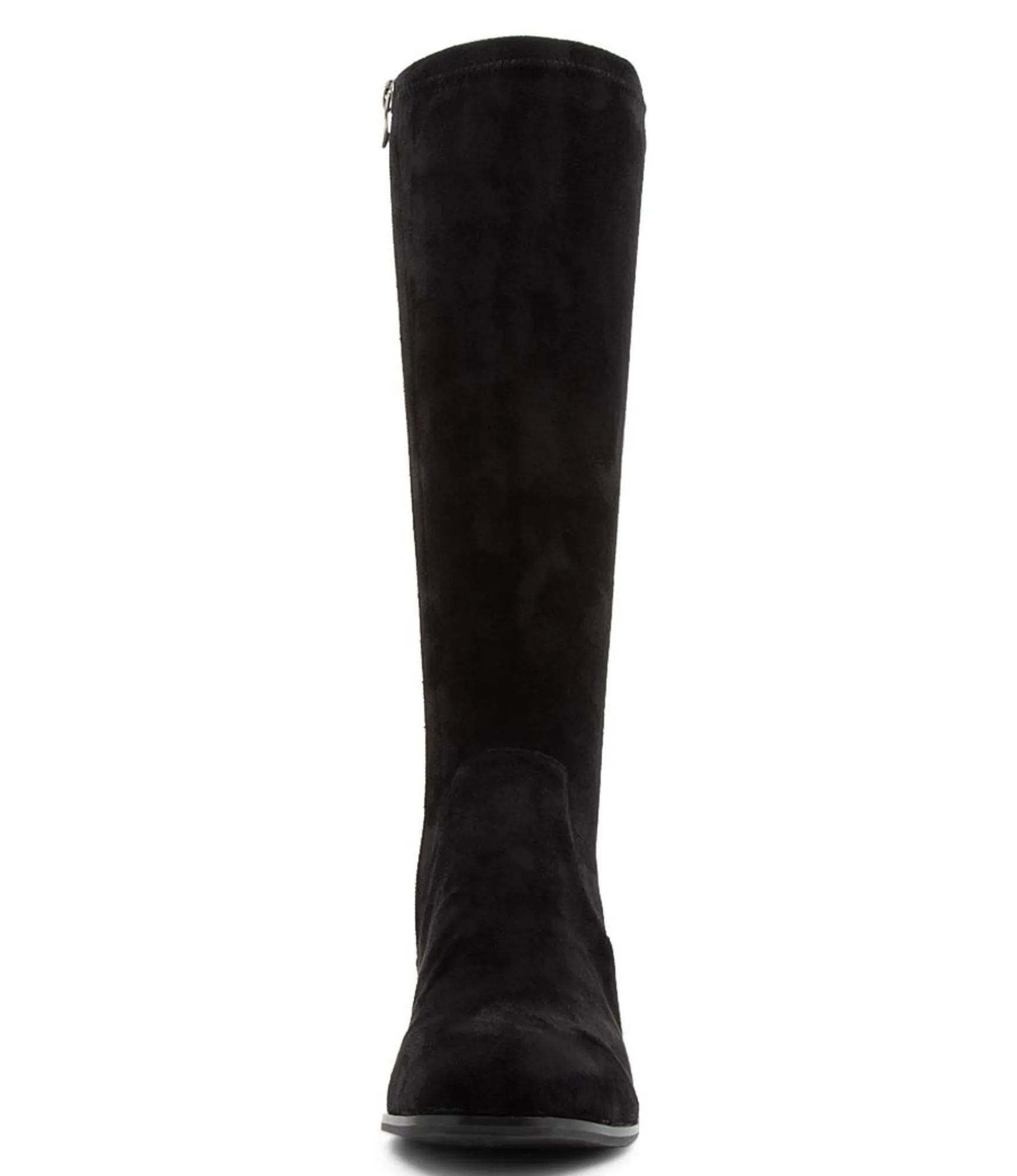 Online Midas Shoes Fiery Black Stretch Microsuede Knee High Boots